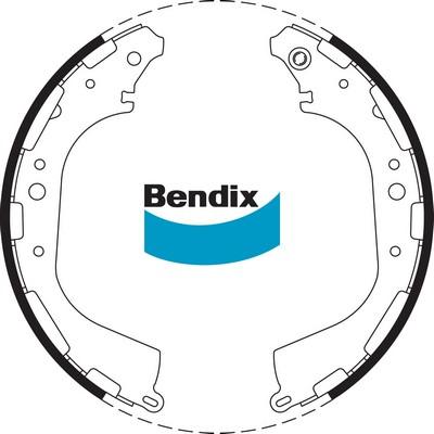 Bendix-AU BS1726 - Bremžu loku komplekts adetalas.lv