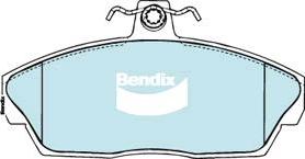 Bendix-AU DB1360 -4WD - Bremžu uzliku kompl., Disku bremzes adetalas.lv