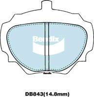 Bendix-AU DB843 -4WD - Bremžu uzliku kompl., Disku bremzes adetalas.lv