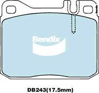 Bendix-AU DB243 GCT - Bremžu uzliku kompl., Disku bremzes adetalas.lv