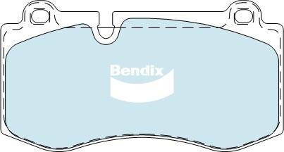 Bendix-AU DB2057 HD - Bremžu uzliku kompl., Disku bremzes adetalas.lv