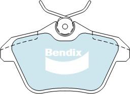 Bendix-AU DB2038 HD - Bremžu uzliku kompl., Disku bremzes adetalas.lv