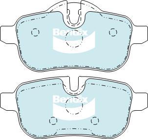 Bendix-AU DB2257 GCT - Bremžu uzliku kompl., Disku bremzes adetalas.lv