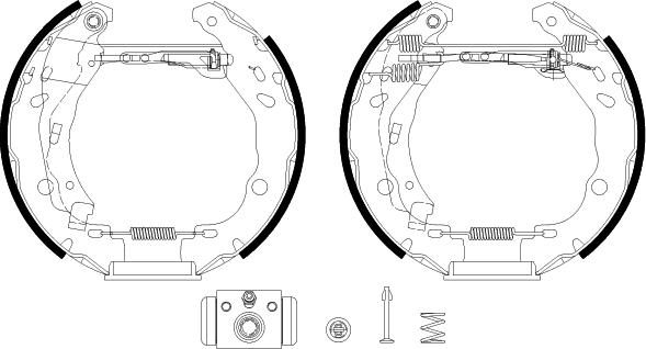 BENDIX Braking BXK1302 - Bremžu loku komplekts adetalas.lv