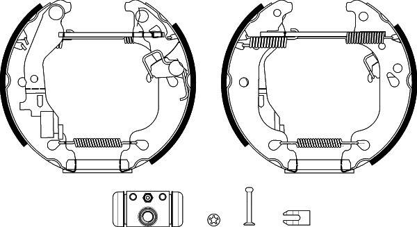 BENDIX Braking BXK2113 - Bremžu loku komplekts adetalas.lv