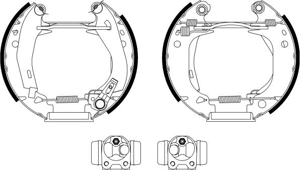 BENDIX Braking BXK2325 - Bremžu loku komplekts adetalas.lv