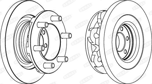 Beral BCR313A - Bremžu diski adetalas.lv