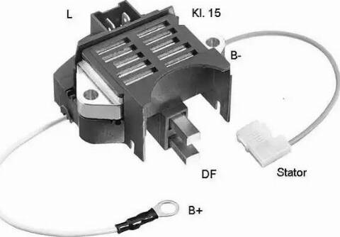 BorgWarner (BERU) GER016 - Ģeneratora sprieguma regulators adetalas.lv