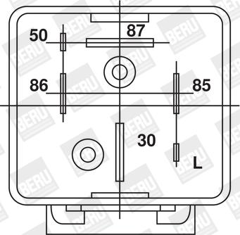 BorgWarner (BERU) GR033 - Relejs, Palaišanas iekārta adetalas.lv