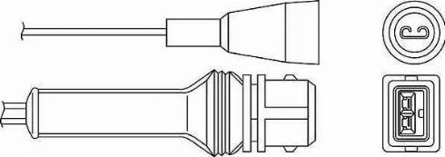 BorgWarner (BERU) OZH003 - Lambda zonde adetalas.lv