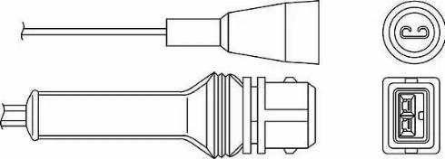 BorgWarner (BERU) OZH017 - Lambda zonde adetalas.lv