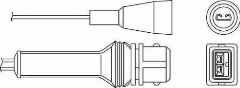 BorgWarner (BERU) OZH037 - Lambda zonde adetalas.lv