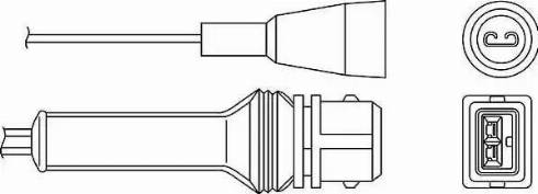 BorgWarner (BERU) OZH027 - Lambda zonde adetalas.lv