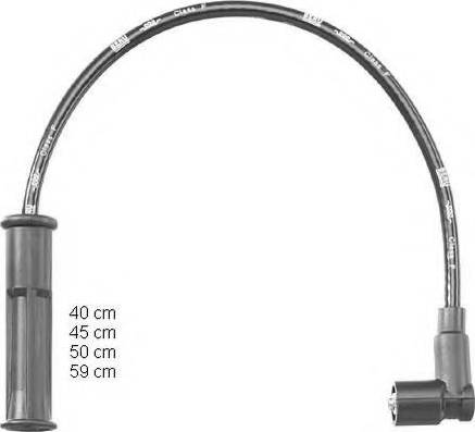 BorgWarner (BERU) PRO1186 - Augstsprieguma vadu komplekts adetalas.lv