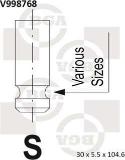 BGA V998768 - Izplūdes vārsts adetalas.lv