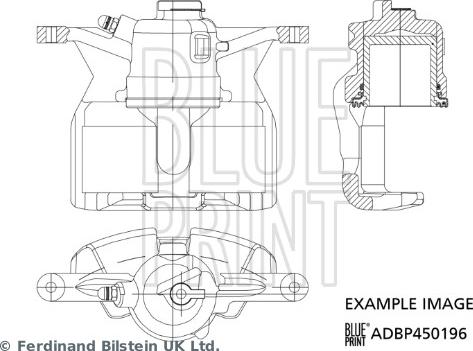 Blue Print ADBP450196 - Bremžu suports adetalas.lv