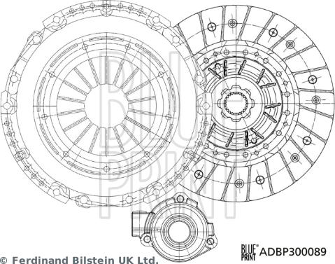 Blue Print ADBP300089 - Sajūga komplekts adetalas.lv