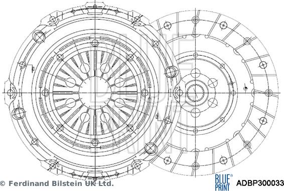 Blue Print ADBP300033 - Sajūga komplekts adetalas.lv