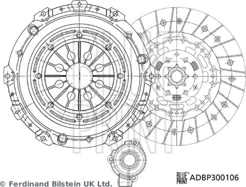 Blue Print ADBP300106 - Sajūga komplekts adetalas.lv