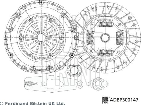 Blue Print ADBP300174 - Sajūga komplekts adetalas.lv