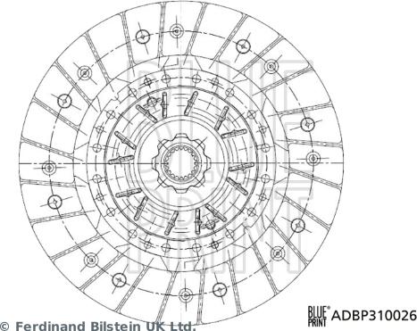 Blue Print ADBP310026 - Sajūga disks adetalas.lv