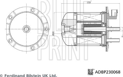 Blue Print ADBP230068 - Degvielas filtrs adetalas.lv