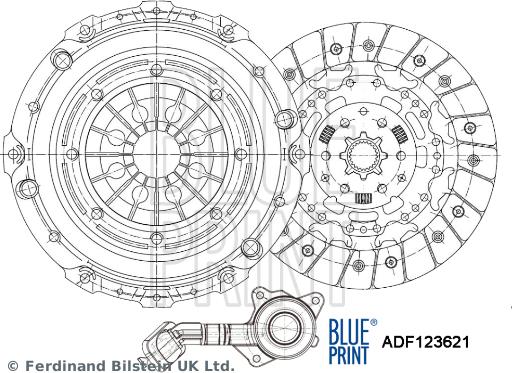 Blue Print ADF123621 - Sajūga komplekts adetalas.lv