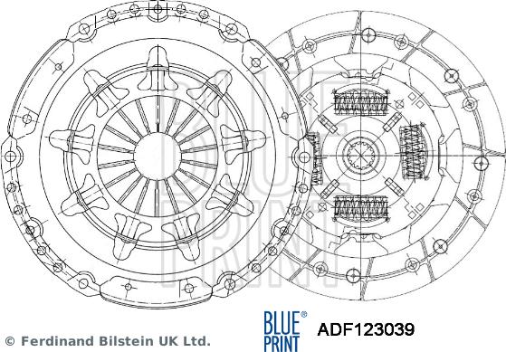 Blue Print ADF123039 - Sajūga komplekts adetalas.lv