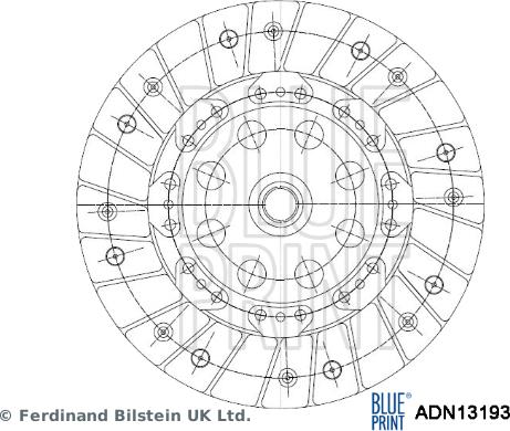 Blue Print ADN13193 - Sajūga disks adetalas.lv