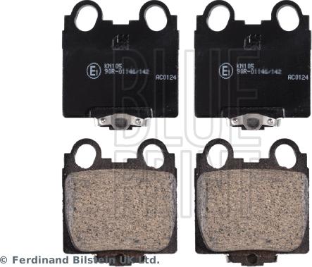 Blue Print ADT342108 - Bremžu uzliku kompl., Disku bremzes adetalas.lv