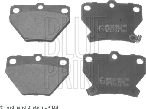 Blue Print ADT342114 - Bremžu uzliku kompl., Disku bremzes adetalas.lv