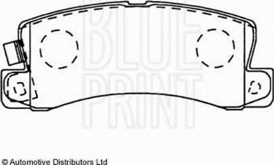 Blue Print ADT34228 - Bremžu uzliku kompl., Disku bremzes adetalas.lv