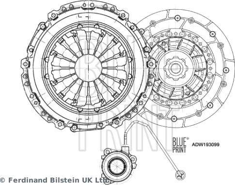 Blue Print ADW193099 - Sajūga komplekts adetalas.lv