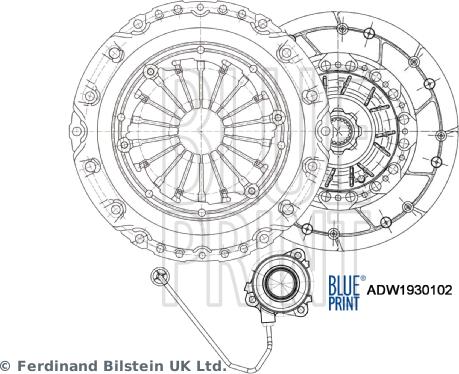 Blue Print ADW1930102 - Sajūga komplekts adetalas.lv