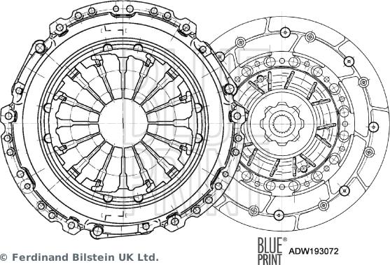 Blue Print ADW193072 - Sajūga komplekts adetalas.lv