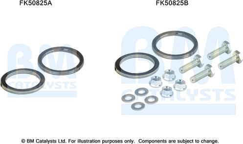 BM Catalysts FK50825 - Montāžas komplekts, Izplūdes caurule adetalas.lv