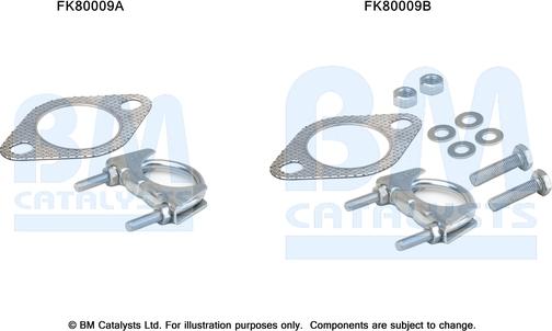 BM Catalysts FK80009 - Montāžas komplekts, Katalizators adetalas.lv