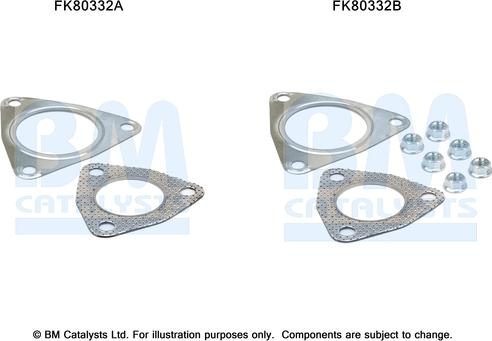 BM Catalysts FK80332 - Montāžas komplekts, Katalizators adetalas.lv