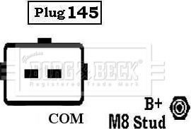 Borg & Beck BBA2808 - Ģenerators adetalas.lv