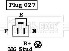 Borg & Beck BBA2745 - Ģenerators adetalas.lv