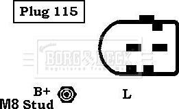 Borg & Beck BBA2729 - Ģenerators adetalas.lv