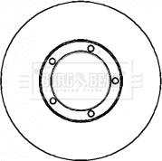 BENDIX Braking BDI1011 - Bremžu diski adetalas.lv