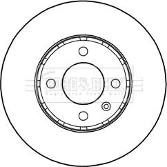 Borg & Beck BBD5236 - Bremžu diski adetalas.lv