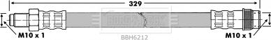 Borg & Beck BBH6212 - Bremžu šļūtene adetalas.lv