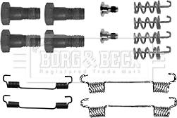 Borg & Beck BBK6248 - Piederumu komplekts, Stāvbremzes mehānisma bremžu loks adetalas.lv