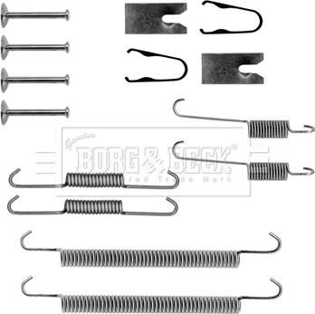 Borg & Beck BBK6252 - Piederumu komplekts, Bremžu loki adetalas.lv