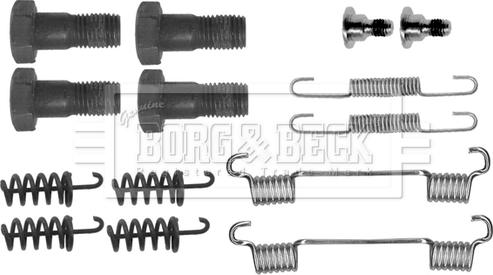 Borg & Beck BBK6237 - Piederumu komplekts, Stāvbremzes mehānisma bremžu loks adetalas.lv
