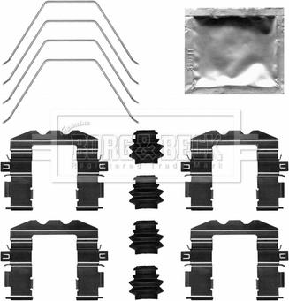 Borg & Beck BBK1656 - Piederumu komplekts, Disku bremžu uzlikas adetalas.lv