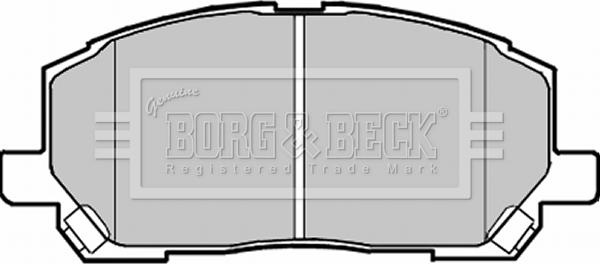 Borg & Beck BBP1951 - Bremžu uzliku kompl., Disku bremzes adetalas.lv