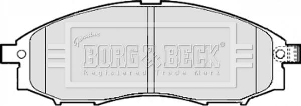 Borg & Beck BBP1922 - Bremžu uzliku kompl., Disku bremzes adetalas.lv